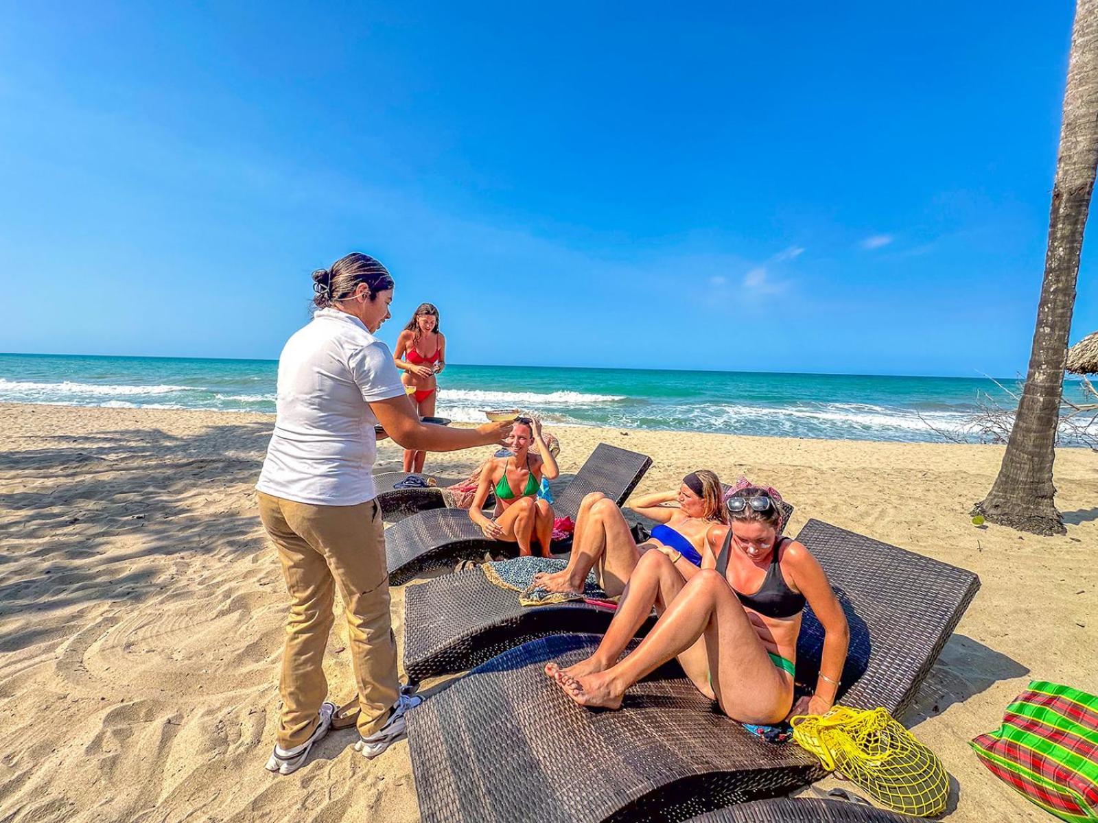 Huku Beach Hostel Palomino Dış mekan fotoğraf